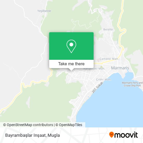 Bayrambaşlar Inşaat map