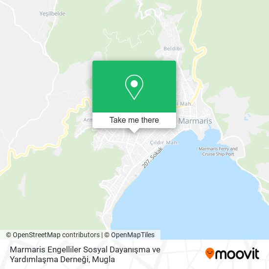 Marmaris Engelliler Sosyal Dayanışma ve Yardımlaşma Derneği map