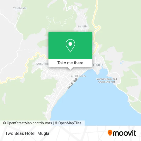 Two Seas Hotel map
