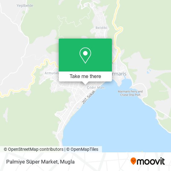 Palmiye Süper Market map