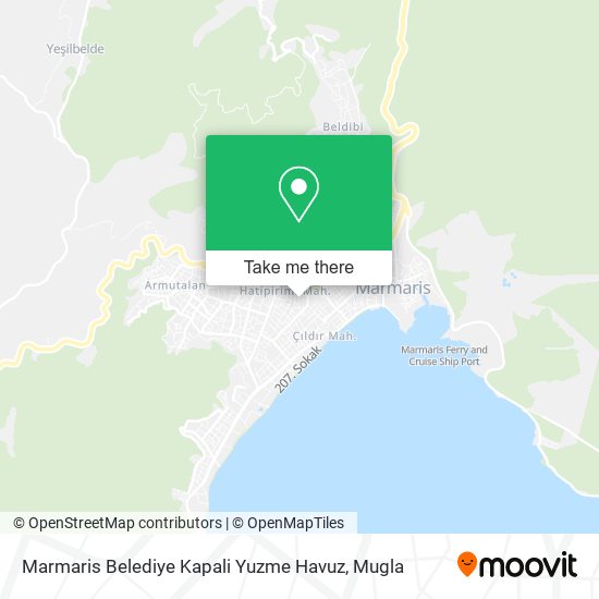 Marmaris Belediye Kapali Yuzme Havuz map