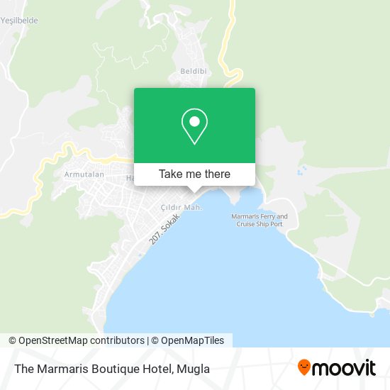 The Marmaris Boutique Hotel map