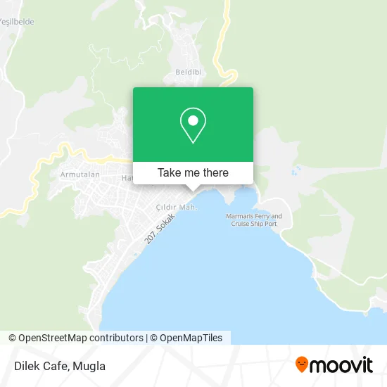 Dilek Cafe map