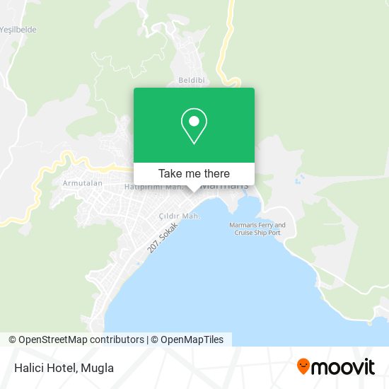 Halici Hotel map