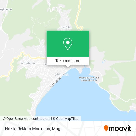 Nokta Reklam Marmaris map