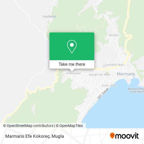 Marmaris Efe Kokoreç map