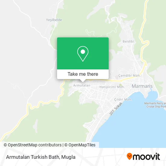 Armutalan Turkish Bath map