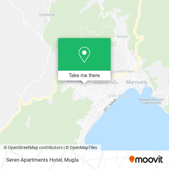 Seren Apartments Hotel map