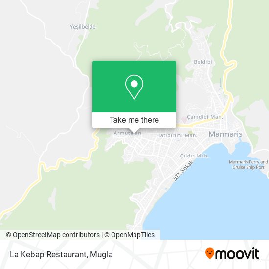 La Kebap Restaurant map