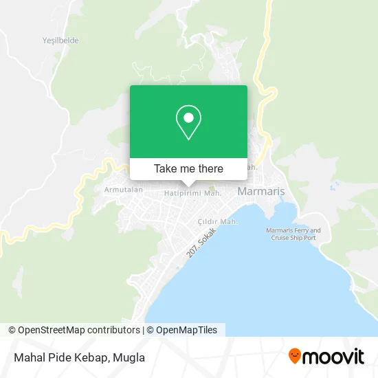 Mahal Pide Kebap map