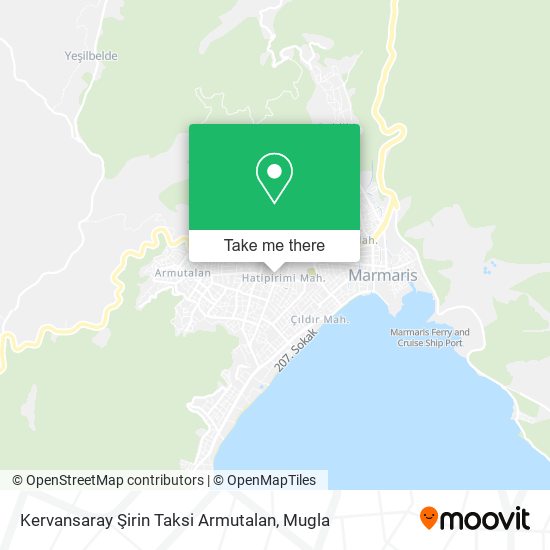 Kervansaray Şirin Taksi Armutalan map