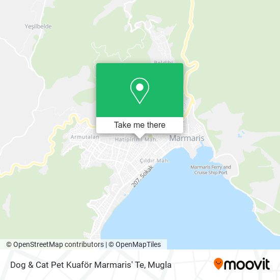 Dog & Cat Pet Kuaför Marmaris' Te map