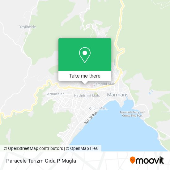 Paracele Turızm Gıda P map