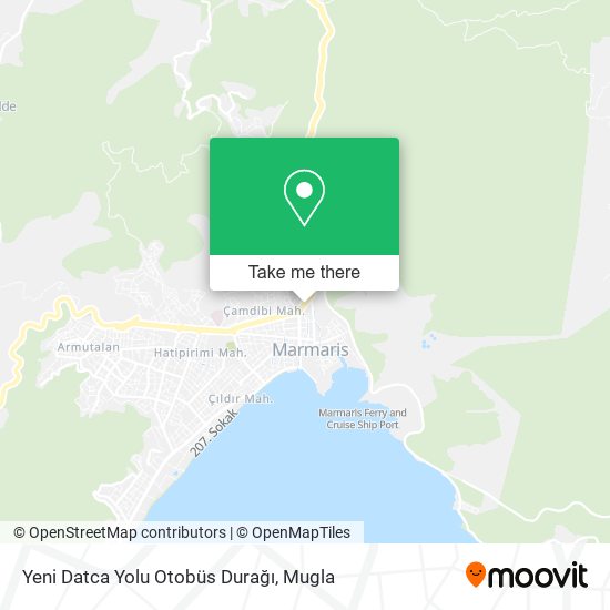 Yeni Datca Yolu Otobüs Durağı map
