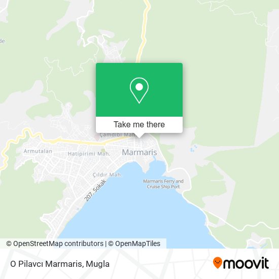 O Pilavcı Marmaris map