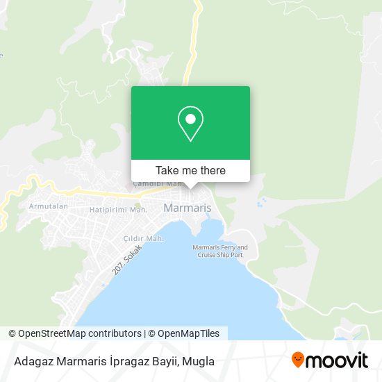 Adagaz Marmaris İpragaz Bayii map