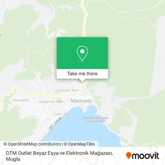 DTM Outlet Beyaz Eşya ve Elektronik Mağazası map