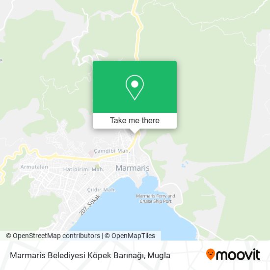 Marmaris Belediyesi Köpek Barınağı map