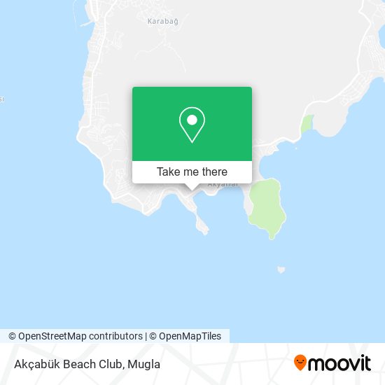 Akçabük Beach Club map
