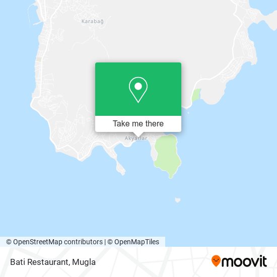 Bati Restaurant map