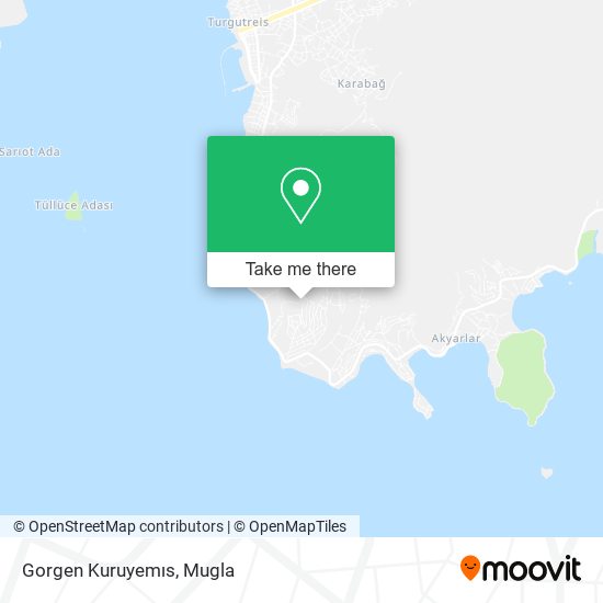 Gorgen Kuruyemıs map