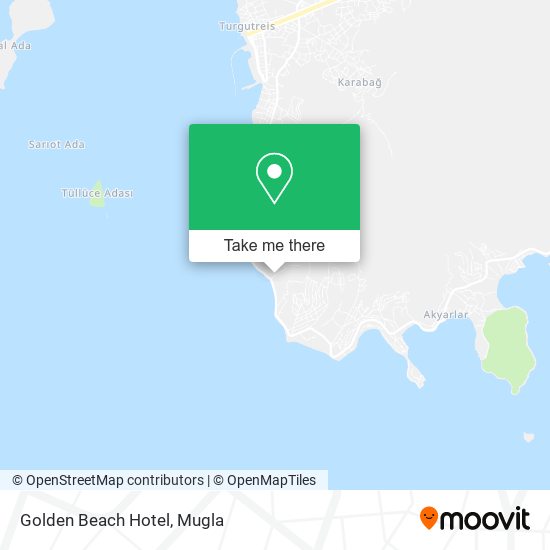 Golden Beach Hotel map