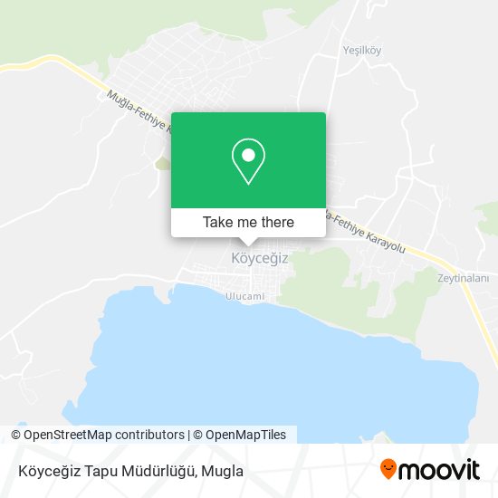 Köyceğiz Tapu Müdürlüğü map