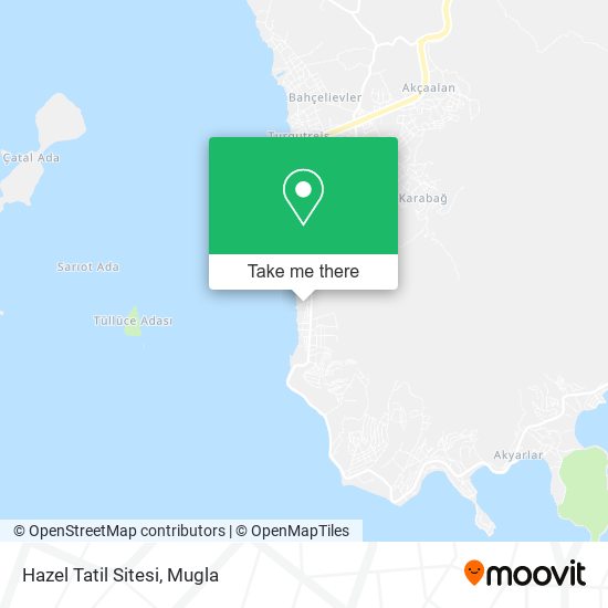 Hazel Tatil Sitesi map