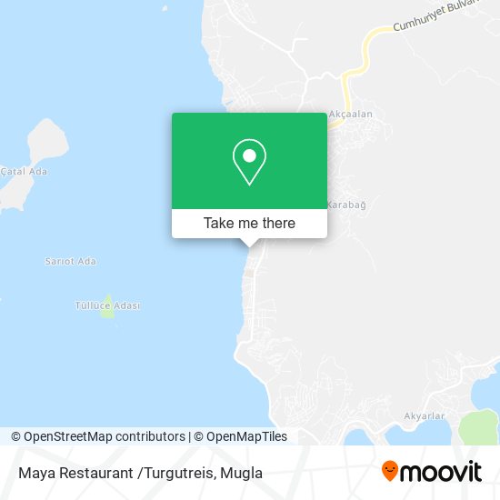 Maya Restaurant /Turgutreis map