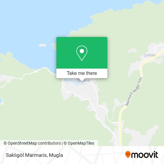 Saklıgöl Marmaris map
