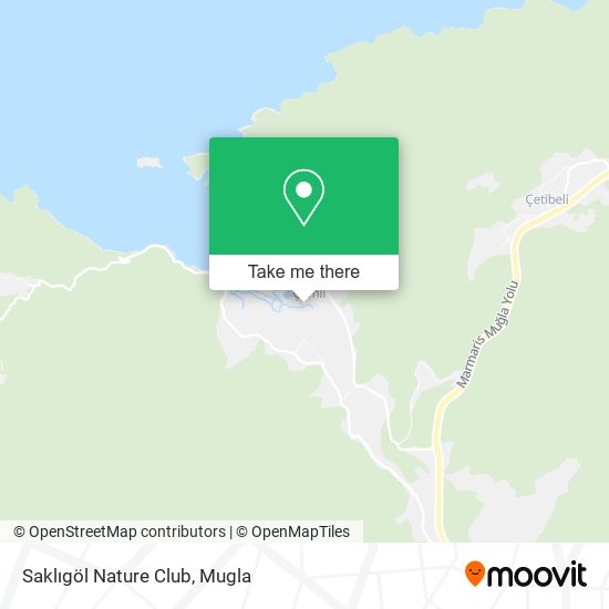 Saklıgöl Nature Club map