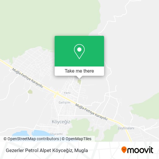 Gezerler Petrol Alpet Köyceğiz map