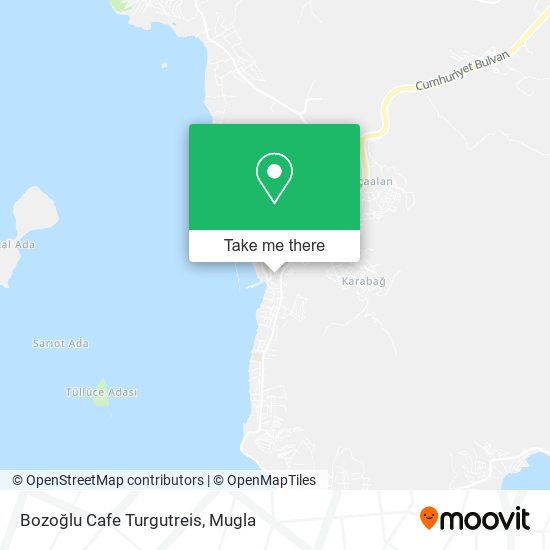 Bozoğlu Cafe Turgutreis map