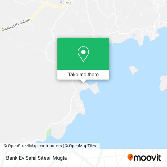 Bank Ev Sahil Sitesi map