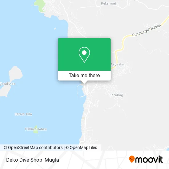 Deko Dive Shop map