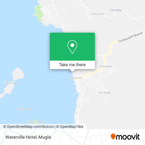 Waterville Hotel map