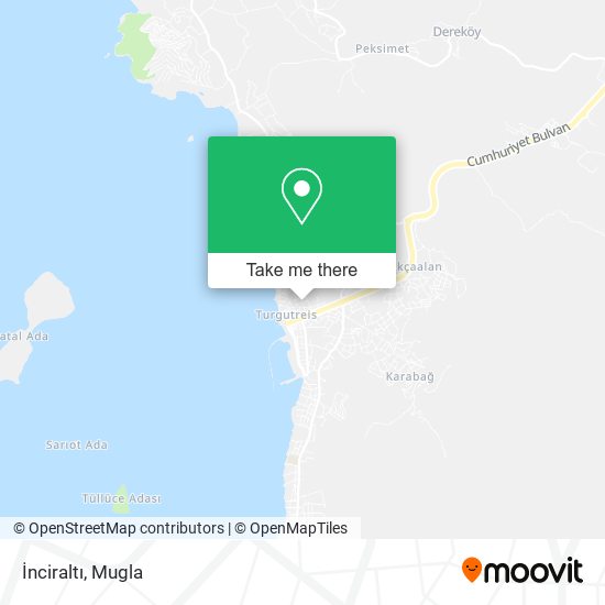 İnciraltı map