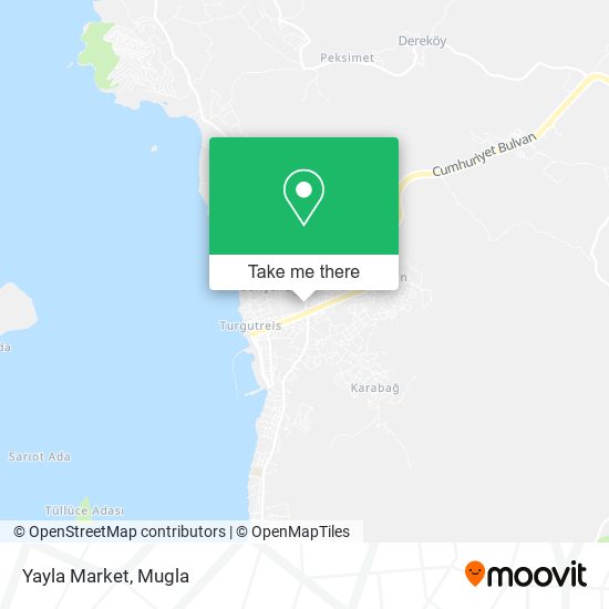 Yayla Market map