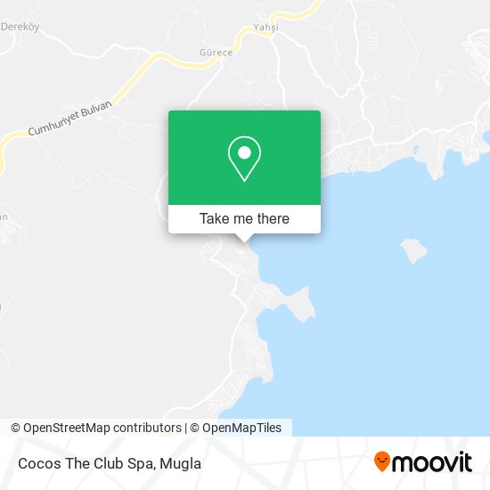 Cocos The Club Spa map
