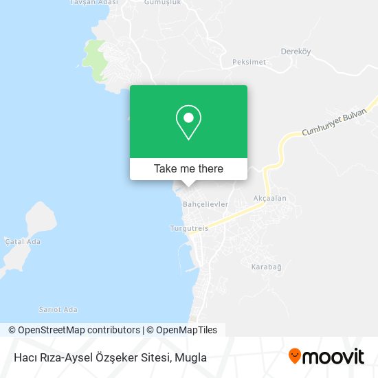 Hacı Rıza-Aysel Özşeker Sitesi map