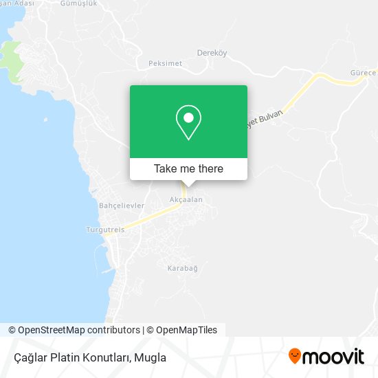 Çağlar Platin Konutları map