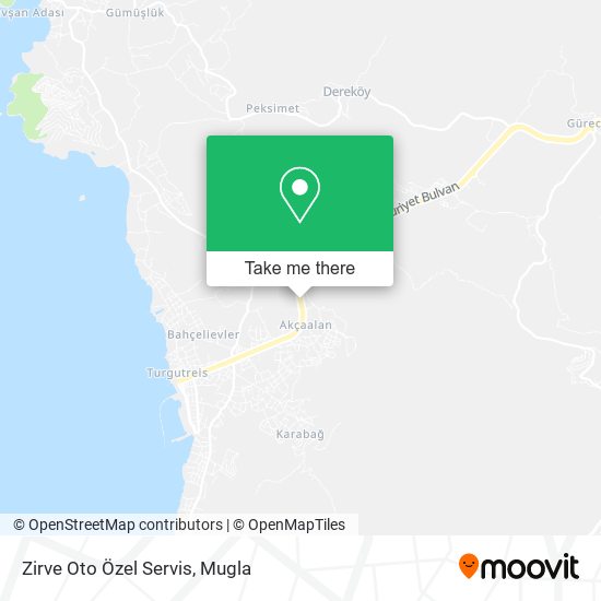 Zirve Oto Özel Servis map