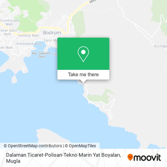 Dalaman Ticaret-Polisan-Tekno Marin Yat Boyaları map
