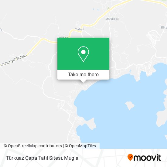 Türkuaz Çapa Tatil Sitesi map