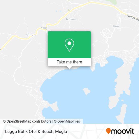 Lugga Butik Otel & Beach map