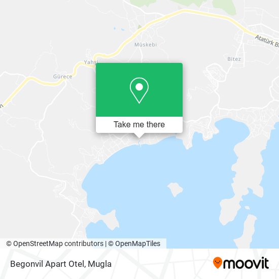 Begonvil Apart Otel map