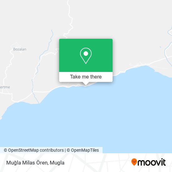 Muğla Milas Ören map