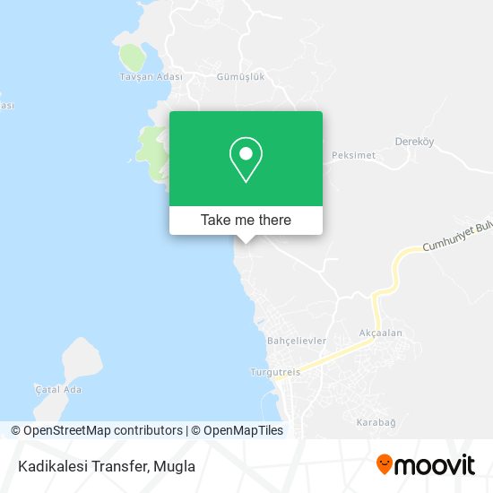 Kadikalesi Transfer map