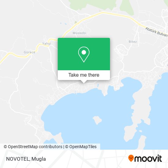 NOVOTEL map