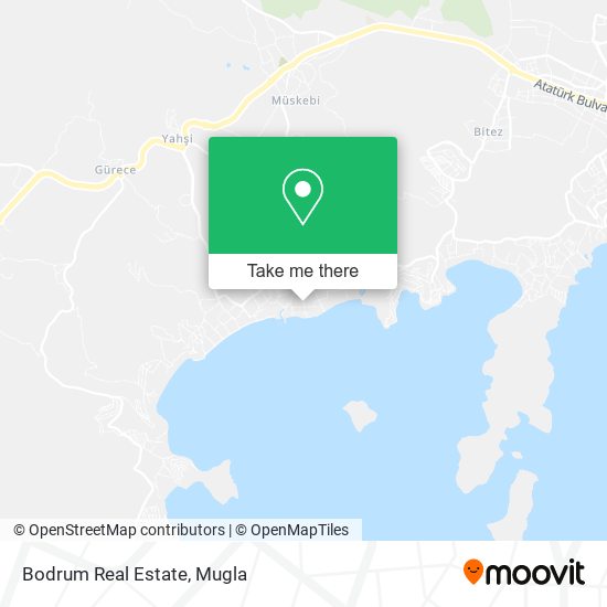 Bodrum Real Estate map